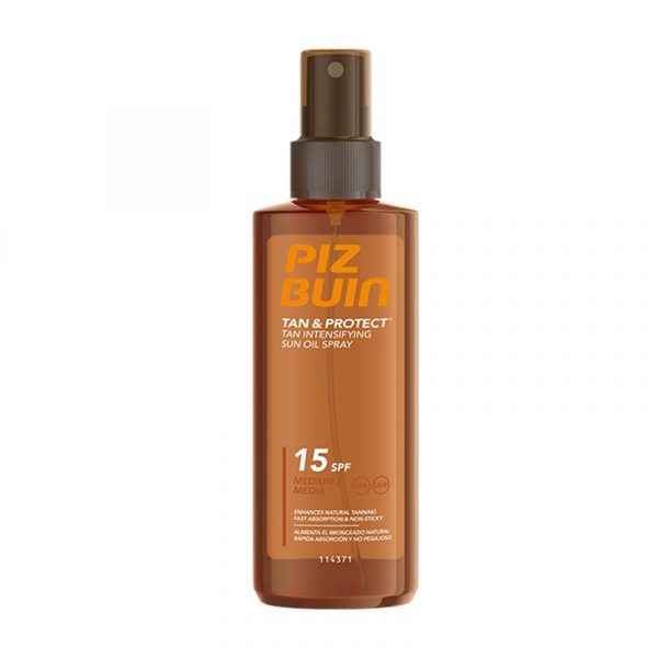 Piz Buin Tan & Protect Óleo Spray 150ml FPS 15