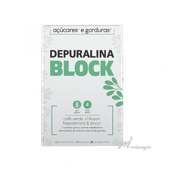 Depuralina BLOCK Fórmula BLOCK Hidratos de Carbono|Gorduras 60 cápsulas