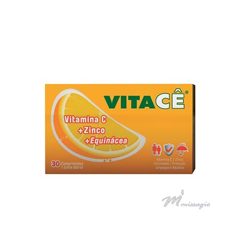 Vitacê Echinacea + Vitamina C + Zinco + Prebióticos 30 comprimidos