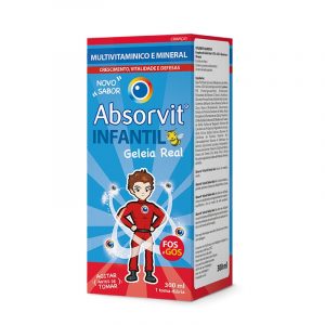 Absorvit Infantil Multivit Geleia Real com FOS e GOS