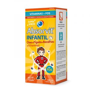 Absorvit Infantil Multivit Óleo de Fígado de Bacalhau com FOS GOS