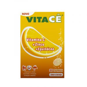 Vitacê Vitamina C + Zinco + Equinácia 20 comprimidos efervescentes