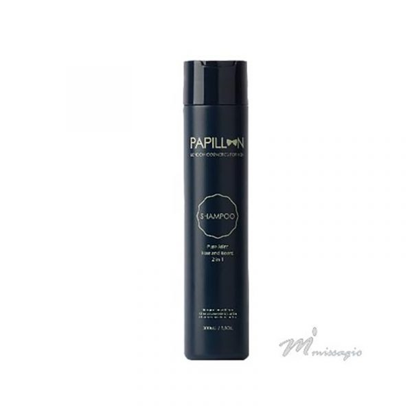Papillon London Cosmetics for Men Shampoo Pure Mint - Cabelo e Barba 300ml