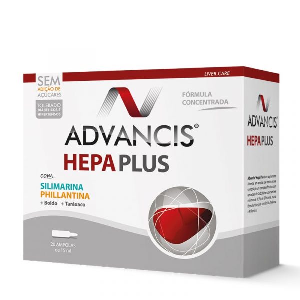 Advancis Hepa Plus Ampolas 15ml - Saúde Digestiva