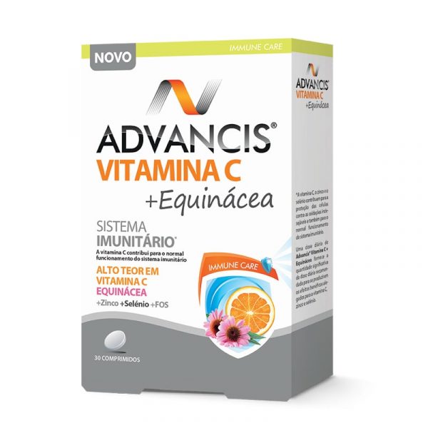 Advancis Vitamina C + Equinácea - Sistema Imunitário - 30 comprimidos
