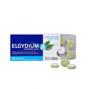 Elgydium Pastilha Elástica Anti-placa Bacteriana 10 pastilhas