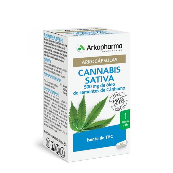Arkocápsulas Cannabis Sativa 45cáps