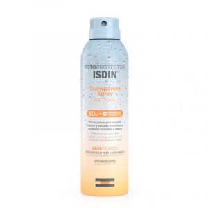 Isdin Fotoprotetor FPS 30+ Wet Skin Spray Transparente 250mL