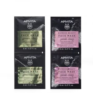Apivita Express Beauty Máscara de Limpeza com Argila 2x8ml