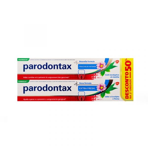 Parodontax Pasta de Dentes Flúor Extra Fresh 75ml duo
