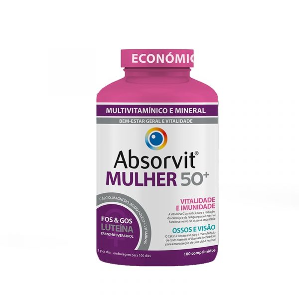 Absorvit Mulher 50+ 100 comprimidos