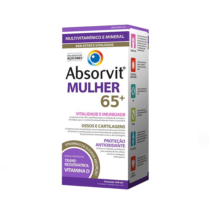Absorvit Mulher 65+ 300ml