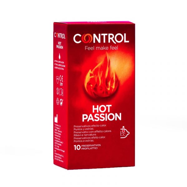 Control Preservativos Hot Passion x10