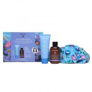 Apivita Aqua Beelicious Creme Conforto Hidratante Textura Rica 40ml oferta espuma limpeza + fita proteção cabelo